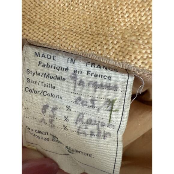 Vintage Celine Paris Blazer Skirt Suit Outfit Set Peach Size 6 EUR 36 Logo Prep - Picture 11 of 14